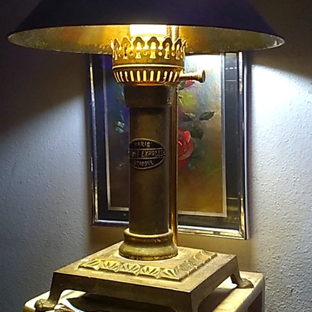 Lamp from. The orient express.not a replica